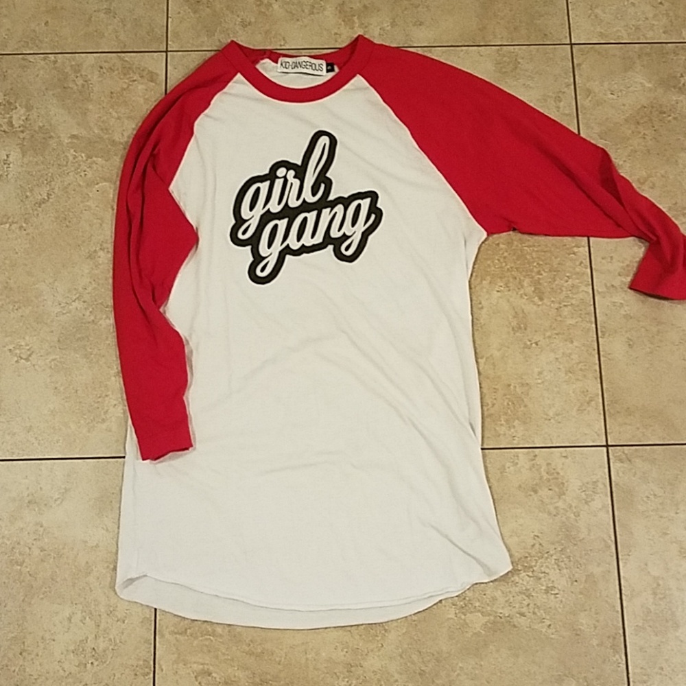 Girl Gang baseball-t